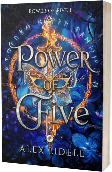 Power of Five by Alex Lidell — a bestselling romantasy book cover