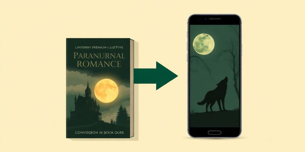 A bestselling paranormal romance book transforms into a show on your phone